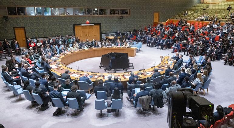 اجتماع مجلس الأمن الدولي بشأن الوضع في الشرق الأوسط، بما في ذلك القضية الفلسطينية.